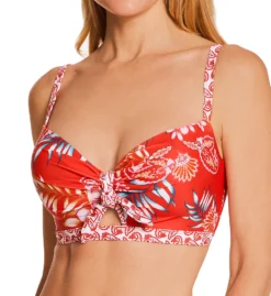 Pour Moi Horizon Padded Underwire Tie Swim Top 18400