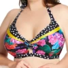 Pour Moi In The Mix Hidden Underwire Halter Tie Swim Top 20702