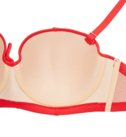 Pour Moi Santa Cruz Strapless Padded Underwire Swim Top 24900 -Lumiere Bikinis Shop pour moi pmoi01 24900 cs6