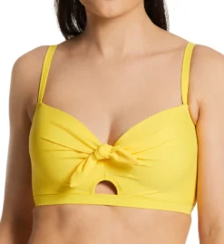 Pour Moi Sunshine Padded Underwire Tie Swim Top 25100 -Lumiere Bikinis Shop pour moi pmoi01 25100 fs