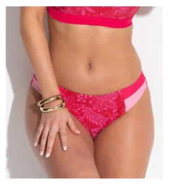 Pour Moi Palm Springs Color Block Tab Brief Swim Bottom 25613