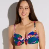 Pour Moi Antigua Frill Padded Underwire Swim Top 27900 -Lumiere Bikinis Shop pour moi pmoi01 27900 gs