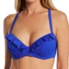 Pour Moi Space Frill Underwire Padded Convertible Swim Top 36047 -Lumiere Bikinis Shop pour moi pmoi01 36047 gs