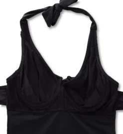 Pour Moi Splash Underwire Halter Tankini Swim Top 6011 -Lumiere Bikinis Shop pour moi pmoi01 6011 cs2