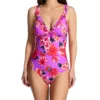 Pour Moi Getaway Frill Tummy Control One Piece Swimsuit 80011